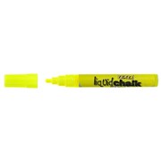 Texta 0387930 Liquid Chalk Marker Dry Wipe Bullet 55mm Yellow