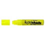 Texta 0388020 Liquid Chalk Marker Dry Wipe Chisel 15mm Yellow