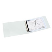 Marbig 5520008 Insert Binder Enviro A3 3 DRing 32mm Landscape PP White