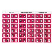 Avery 43314 N Side Tab Colour Coding Labels Magenta Pack 180