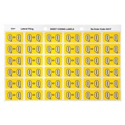 Avery 43317 Q Side Tab Colour Coding Labels Yellow Pack 180