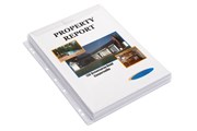 Cumberland SP6138GF Sheet Protectors 25mm Gusseted and Flap PVC A4 Pack 10