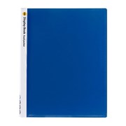 Marbig 2003701 Non Refillable Display Book 20 Pocket Insert Cover Blue
