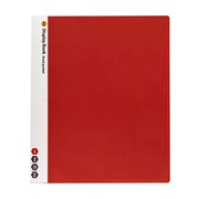 Marbig 2003703 Non Refillable Display Book 20 Pocket Insert Cover Red