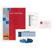 Marbig 2006700 Top Opening A6 Card Holders Pack 10