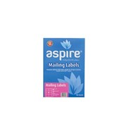 Aspire Address Labels Laser Inkjet 991 x 677mm 8 Per Sheet Pack 100