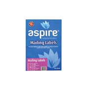 Aspire Address Labels Laser Inkjet 991 x 34mm 16 Per Sheet Pack 100