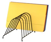 Marbig 86044 Step File Wire Organiser Angled Black