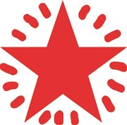 Staedtler 9SHS0012 Shiny Merit Stamp Twinkle Star Red