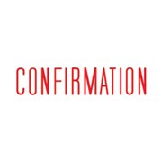Staedtler 9SEN1212 Shiny Stamp PreInked Confirmation Red