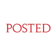 Staedtler 9SEN1412 Shiny Stamp PreInked Posted Red
