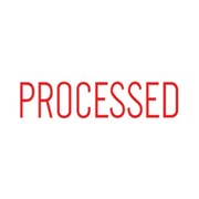 Staedtler 9SEN1272 Shiny Stamp PreInked Processed Red