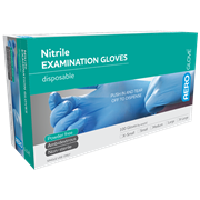 Aero Nitrile Gloves Powder Free Blue Large Box 100