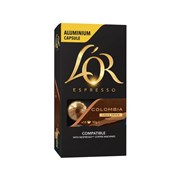 LOR Coffee Capsules Espresso Colombia Single Origin Box 10
