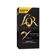 LOR Coffee Capsules Espresso Intensity 11 Ristretto Box 10