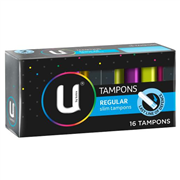 U By Kotex Tampons Regular 16 Pack
