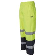 TSCO 6DPRPENCX HiVis Day and Night Premium Rain Pant LimeNavy Large