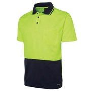 TSCO HiVis 3811YNL Traditional Polo Shirt Short Sleeve Large Yellow
