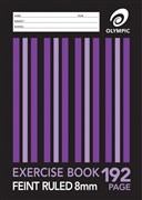 Olympic 140780 Exercise Book 192 Page Section Bound 175 X 225mm 8mm Ruled