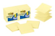 Post It Notes R330R12CY Pop Up 76 x 76mm Recycled Canary Yellow Pack 12