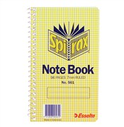 Spirax 561 Notebook 87 x 147mm 96 Page Side Open