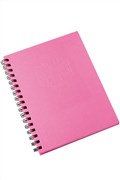 Spirax 512 Hard Cover Notebook A4 200 Page Pink