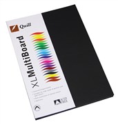 Quill 90345 Board A4 210gsm Black Pack 50