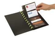 Marbig 2021502 Kwik Zip Card Holder 96 Capacity Black