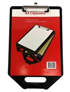 Clipboard A4 with Storage Black