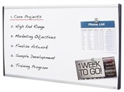 Whiteboard Cubicle Quartet QTARC3018 760 X 460mm Aluminium Frame