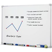 Quartet Penrite Slimline Whiteboard Commercial 1800 x 1200mm