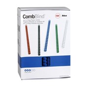 Fellowes Plastic Combs 19mm Blue Box 100
