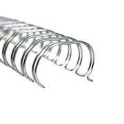 GBC Binding Coils 34 Loop Wire 8mm Silver Box 100