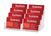 Deflecto 70801 Business Card Holder 8 Pocket