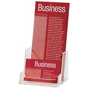 Deflecto 77601 Brochure  Business Card Holder DL