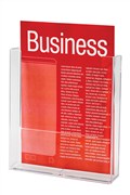 Esselte 31048 Brochure Holder A4 Single Tier Wall Mount Clear