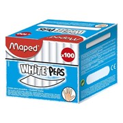 Chalk Dustless White Box 100