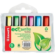 Luxor EcoTextliter Highlighter Assorted Wallet 6