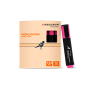Bibbulmun Highlighter Chisel Pink Box of 12 915040207