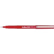 Artline 220 Felt Tip Pen Super Fine Red