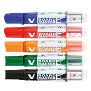 Pilot 666037 BegreeN V Board Master Whiteboard Marker 58371 Bullet Tip Assorted Wallet 5