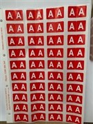 Abax CSA Code Labels A