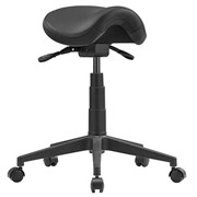 Chair CAD Saddle Seat Stool Black PU