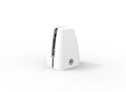 Clamps to Suit 27mm Thick Eco Panel Screen Powder Coated White Satin Set 2