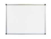 Rapidline Porcelain Whiteboard 1500mm W x 900mm H Aluminium Frame