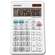Sharp EL330WB Angled Display Business Calculator with Tax Function White