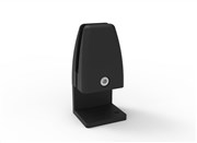 Eco Panel Side Mount Clamp suit 27mm Thick Screen Powder Coated Black Set 2