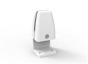 Eco Panel Side Mount Clamp suit 27mm Thick Screen Powder Coated White Satin Set 2
